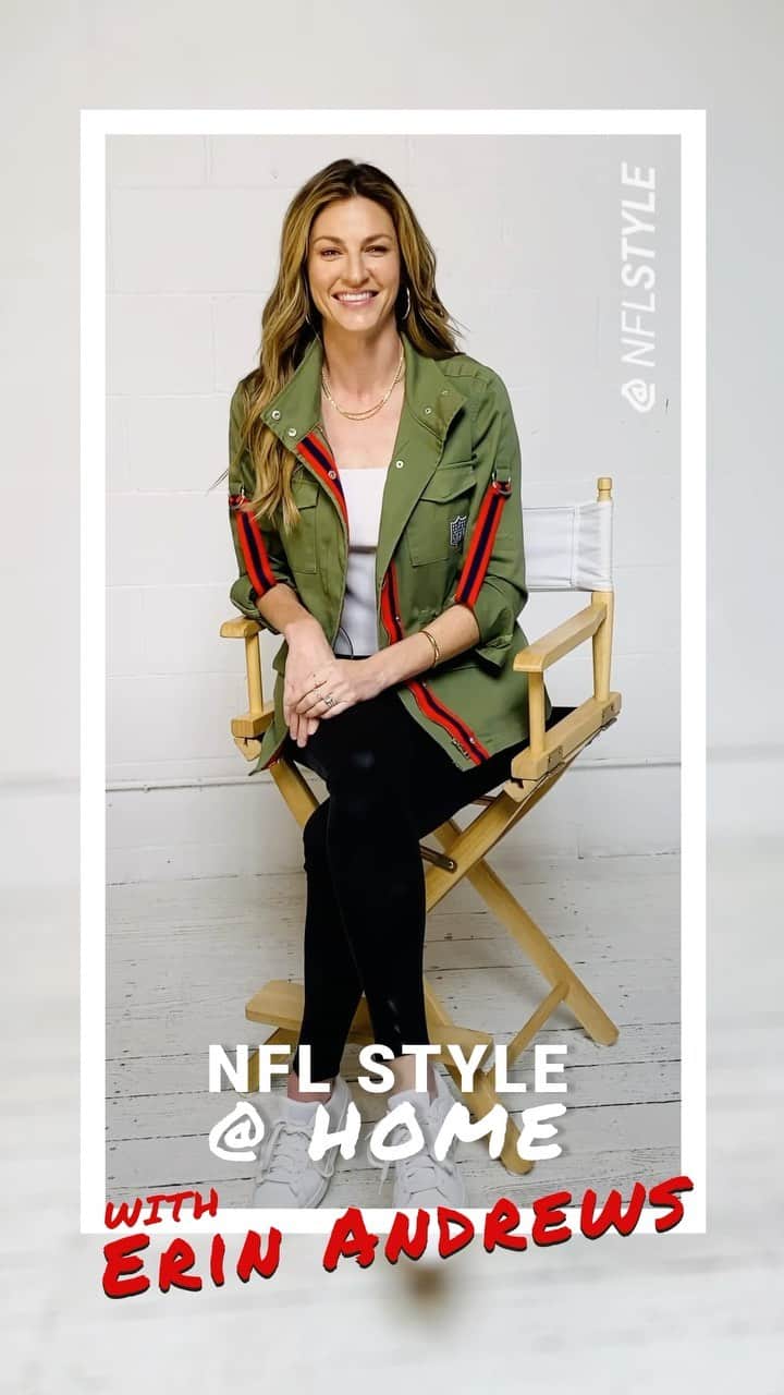 エリン・アンドリューズのインスタグラム：「I sat down with @nflstyle to talk about  some of my favorite @wearbyea pieces and how to WEAR them #EveryWEAR and #AnyWEAR 🏈💃 Link in my bio to shop!」