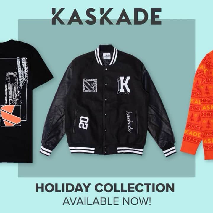 カスケイドのインスタグラム：「New drop 🚨TODAY🚨  @shopkaskade to get the final 2020 new new! It’s been a wild ride, let’s go out looking good. (LINK IN BIO)」