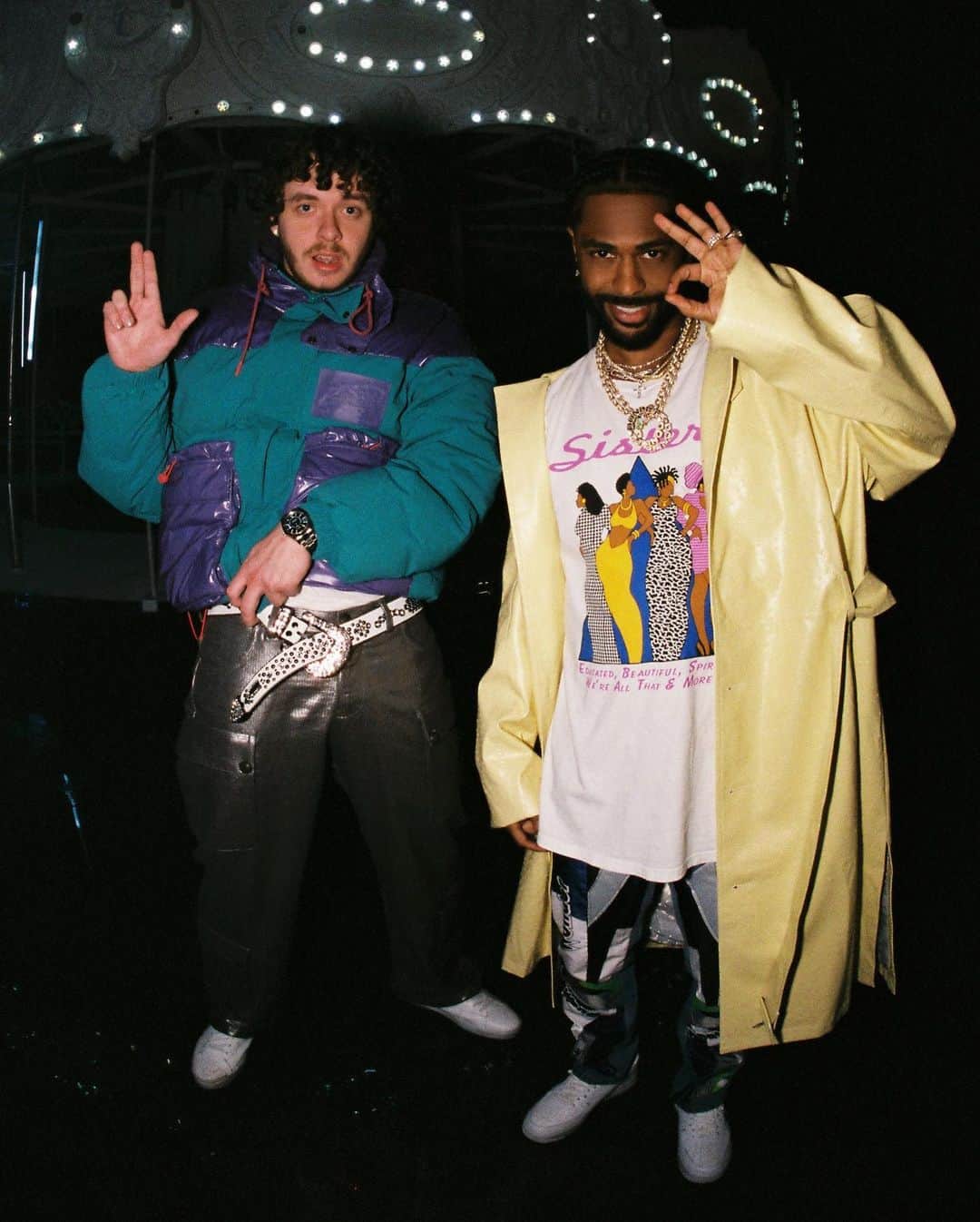 ビッグ・ショーンのインスタグラム：「I get paid to do me that’s a fact check  I Run it up and retrace my last steps 🏃🏾‍♂️✅  @jackharlow Way Out ft. Me out now」