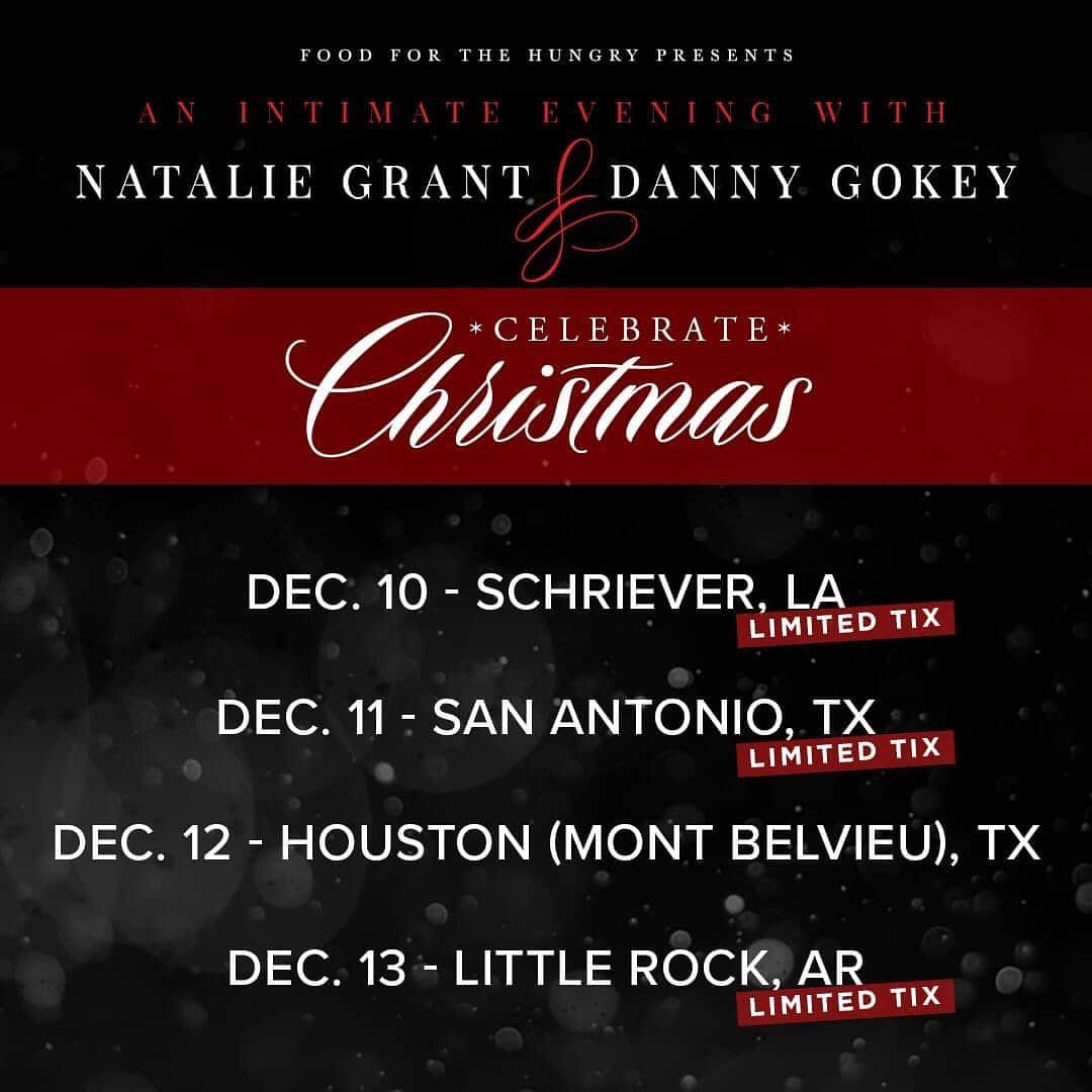 ダニー・ゴーキーさんのインスタグラム写真 - (ダニー・ゴーキーInstagram)「The first weekend of the "Celebrate Christmas Tour" was such a blast! There are 4 more chances to join me and my good friend @nataliegrant THIS WEEKEND and tickets are selling FAST, so make sure to get yours today at the tour tab on dannygokey.com (Seating is socially distant & compliant with local mandates).  Come join us for an incredible night of uplifting & encouraging music that is sure to get you in the Christmas spirit!! #celebratechristmas #celebratechristmastour #christmasspirit #tistheseason #getyourtickets #schriever #sanantonio #houston #littlerock」12月10日 4時29分 - dannygokey