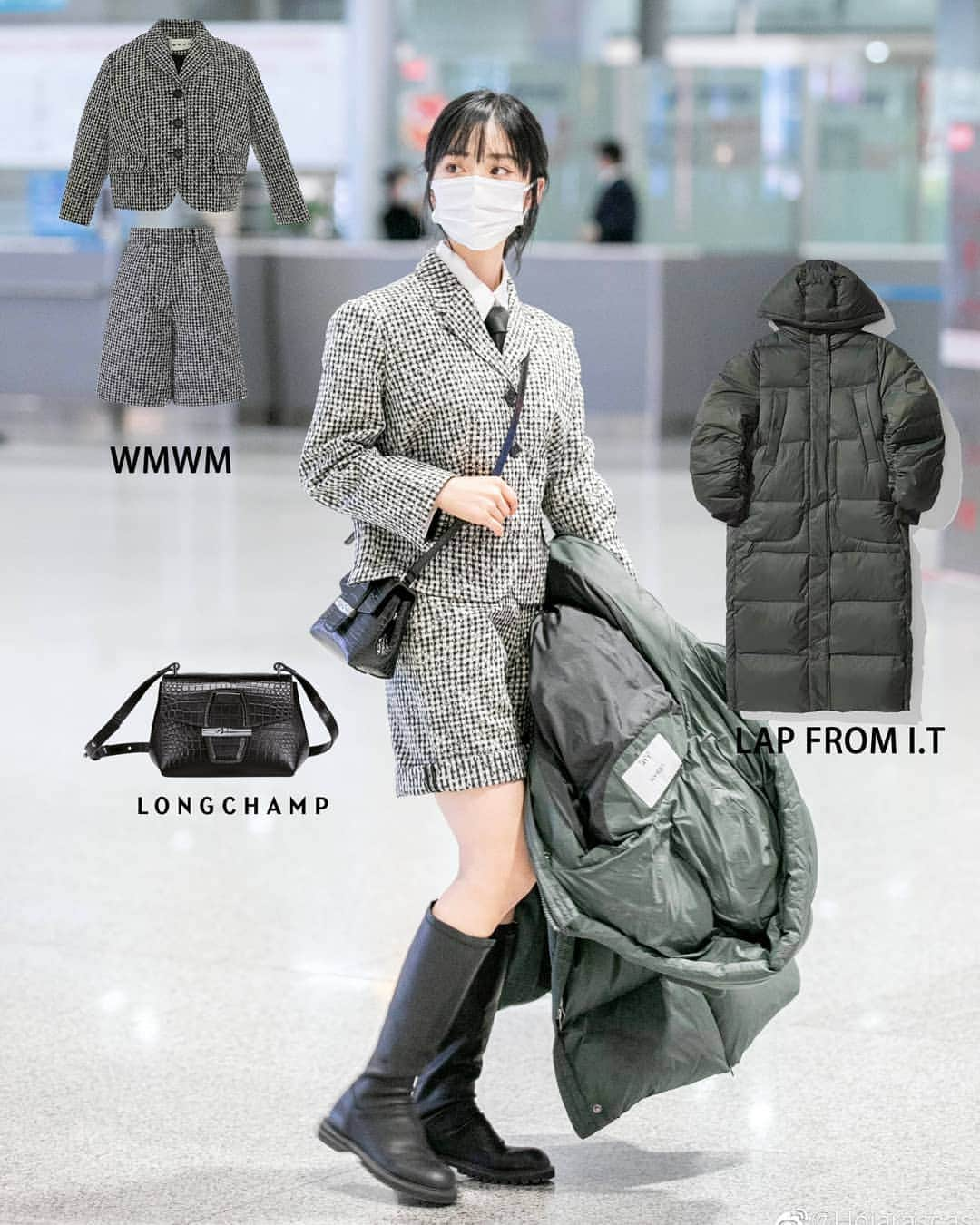 シェン・ユエ（Dylan Wang & Shen Yue）のインスタグラム：「Shen Yue airport outfit ✈️✈️」