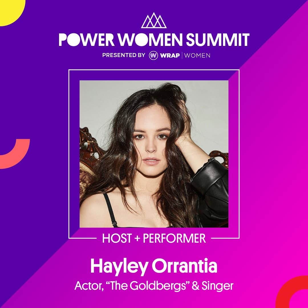 ヘイレイ・オランティアのインスタグラム：「I could not be more excited about this event! I can’t believe I got to host and perform with a lineup like that!! Unreal. ✨  Don’t miss the final day of @wrapwomen’s virtual #PowerWomenSummit2020, the largest gathering of women in media & entertainment. Sign up for free via the link in my bio!」