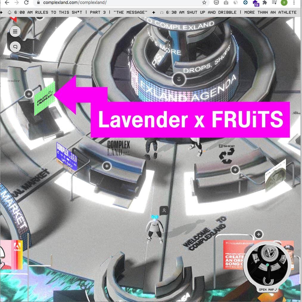 FRUiTSさんのインスタグラム写真 - (FRUiTSInstagram)「@lavender.xyz @complexcon #complexland  Lavender x FRUiTS Magazine for ComplexLand From December 7 - 11 we'll be participating in ComplexLand and presenting a super special collection with FRUiTS Magazine from Japan! Head to ComeplexLand.com to sign up!  https://complexland.com/ center/shop」12月10日 15時20分 - fruitsmag