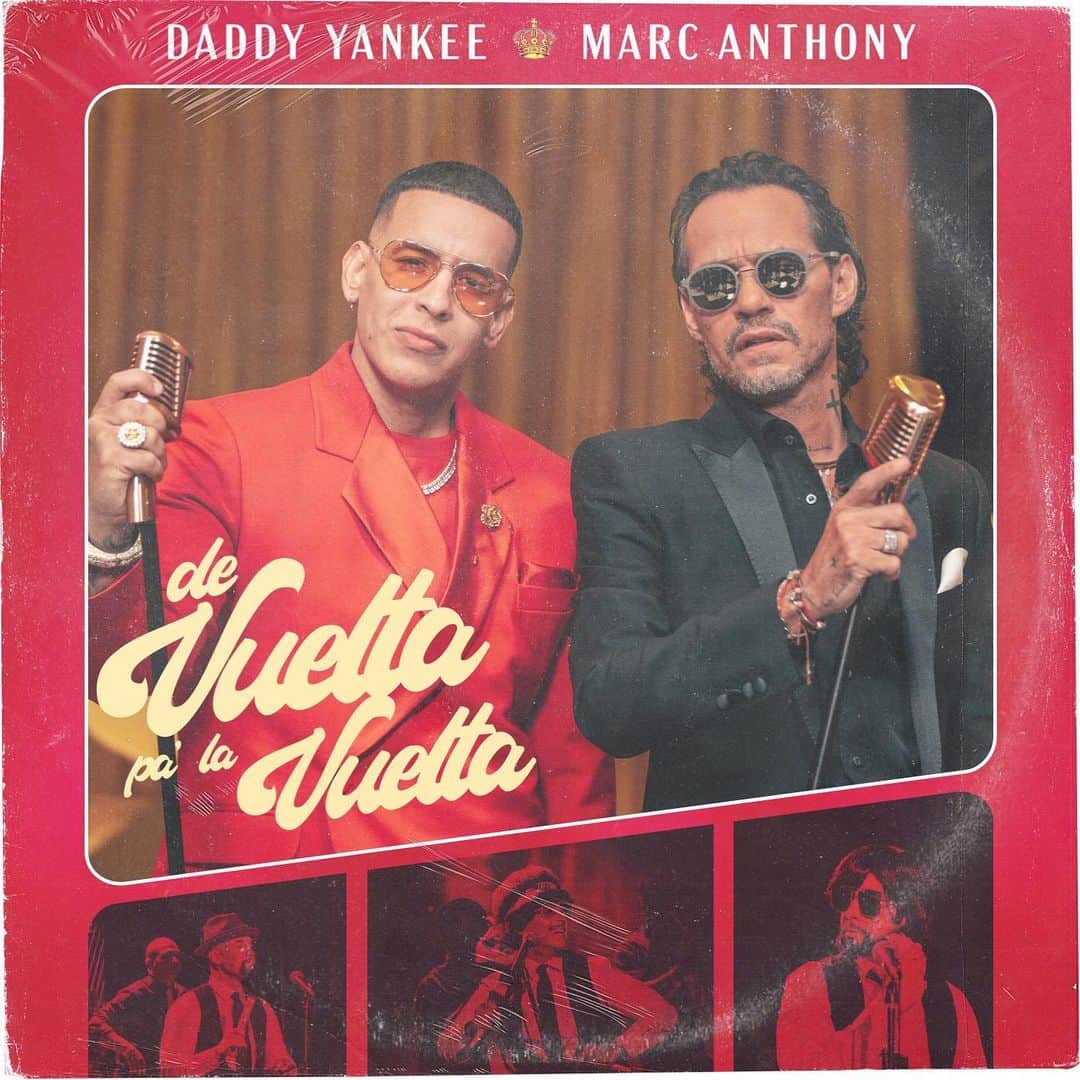ダディー・ヤンキーのインスタグラム：「DE VUELTA PA’ LA VUELTA mañana Jueves 8pm [ET] . Rumba de Callejón pa’ prender las fiestas! 🎄 #DeVueltaPaLaVuelta 🔥🔥🔥👑👑 @marcanthony」
