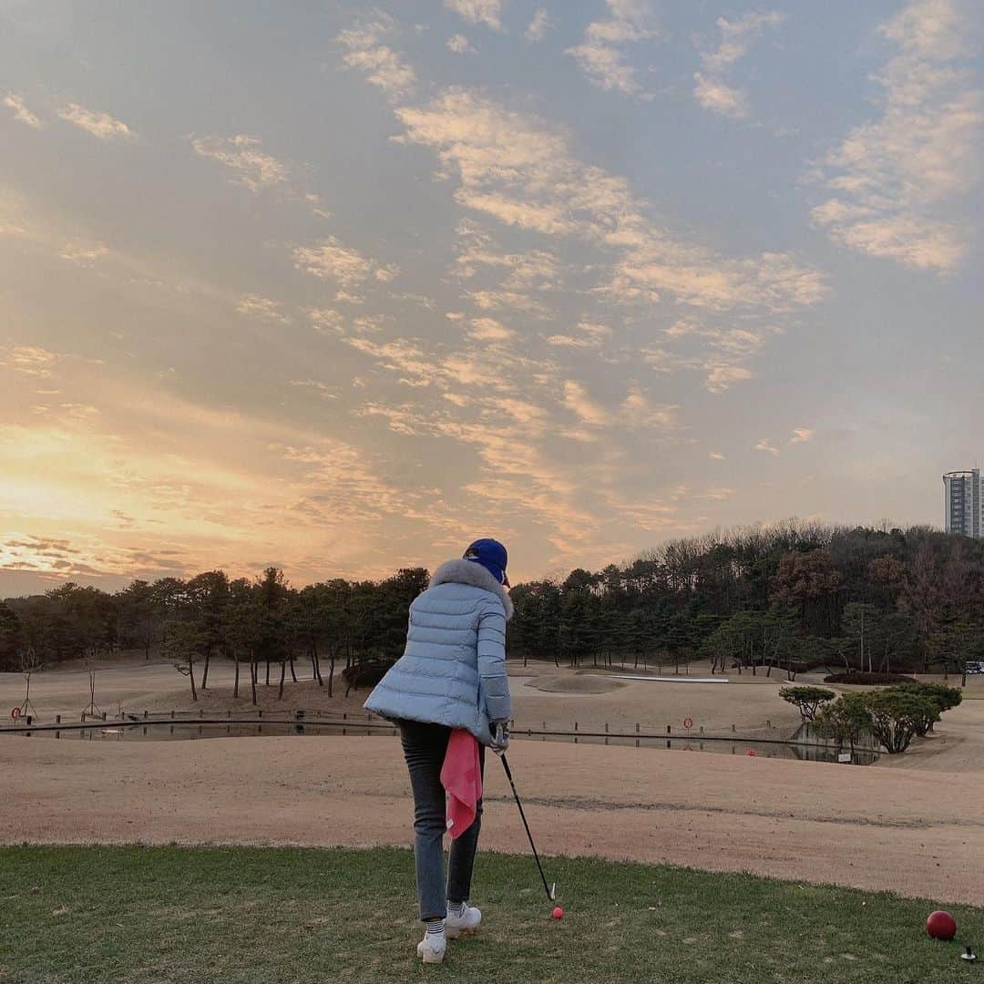 カン・セジョンさんのインスタグラム写真 - (カン・セジョンInstagram)「#yesterday ⛳️ 이제 난 #천하무적 #추위  넌 나의 #골프 #라운딩 열정을 막을수 없지!!! 😝」12月10日 10時01分 - sejung_kang