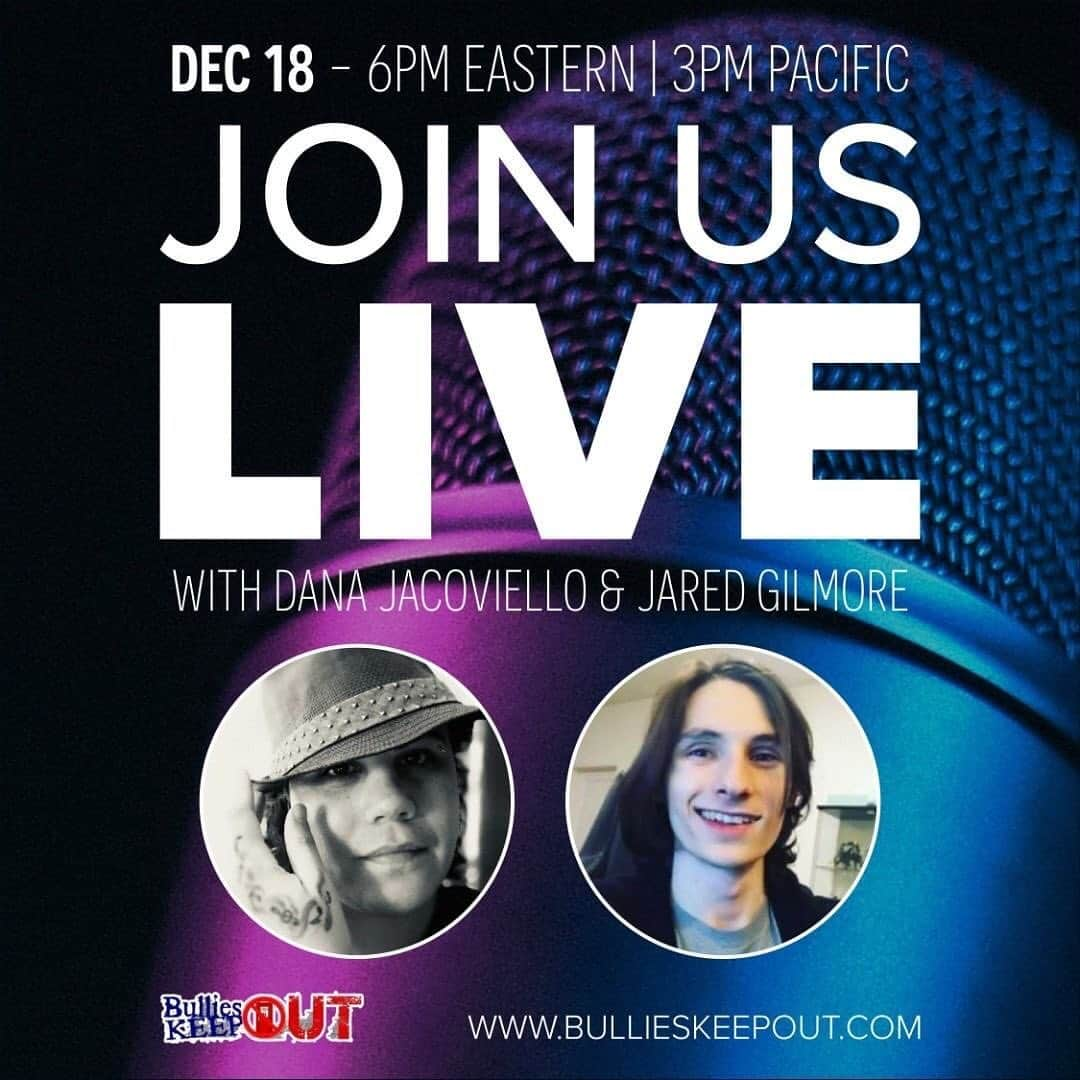 ジャレッド・スコット・ギルモアのインスタグラム：「Gonna be doing another Instagram live with @bullieskeepoutllc on December 18th. We’ll be chatting about a lot! Hope to see you there! #bullieskeepout #live」