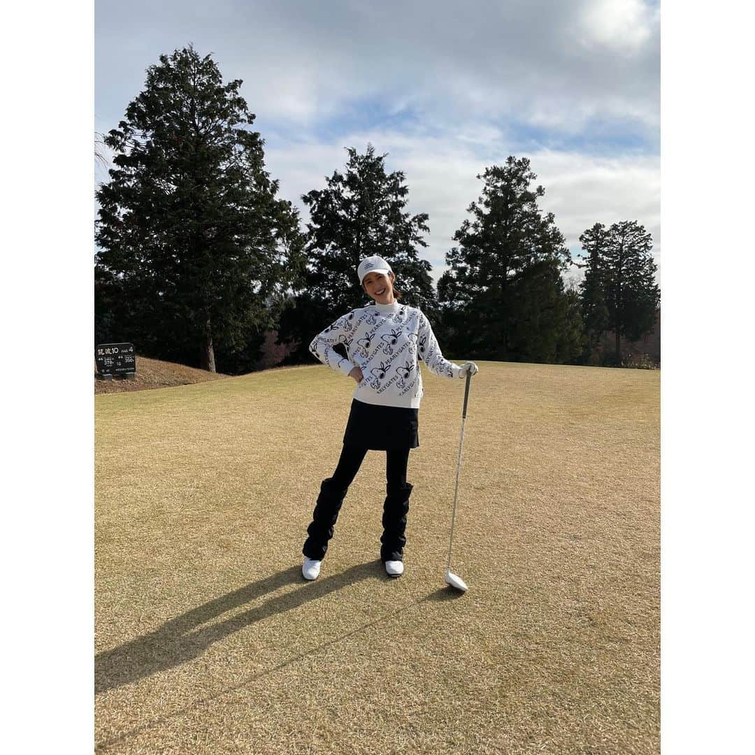 春輝のインスタグラム：「人生5度目のコース  自己ベスト更新で126⛳️笑  #ゴルフ#golf #春輝#Haruki」