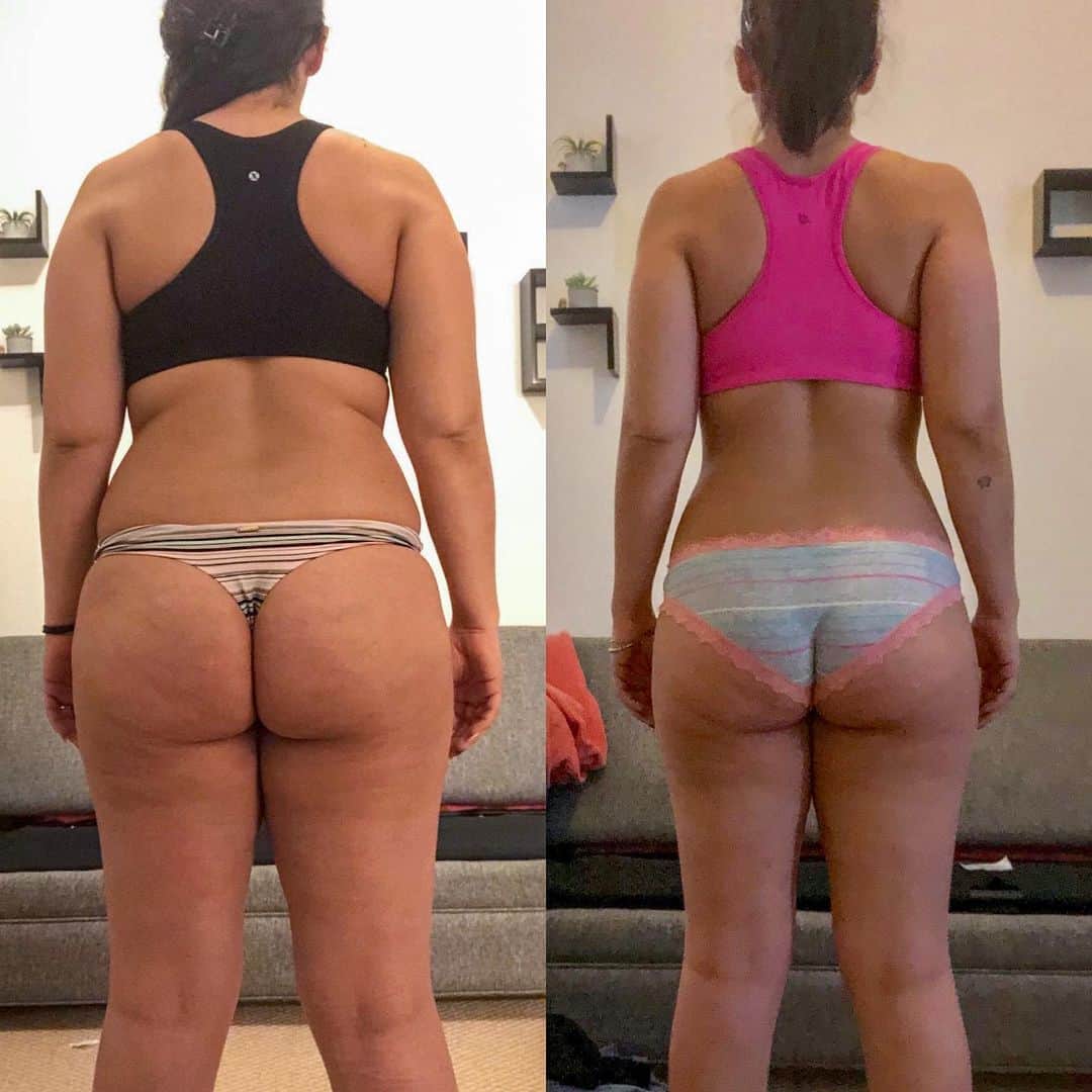 Ainsley Rodriguezさんのインスタグラム写真 - (Ainsley RodriguezInstagram)「Drop some love for my client Alyssa after 3 phases with me! NEW YEARS is around the corner and it’s time to get your health back on track - DM your email for info on getting started! . Alyssa had gained weight after dealing with some personal issues and wanted to feel better both physically and mentally again. She wanted structure when it came to working out instead of mindlessly doing random exercises without any real direction. She had 3 slipped discs in her neck and 2 in her lower back and we were able to accommodate to her needs and get her back on track! YES, I work around injuries, allergies, food intolerances and any limitations you may have. . We worked together via my DIAMOND plan which includes a custom diet and custom training plan which change every week, weekly progress check ins and full access to me for questions and accountability throughout! Send me a message for info and we can see which is best for you! . You now have the option to pay in 4 interest free installments for programs as well! ☺️」12月10日 12時07分 - ainsley