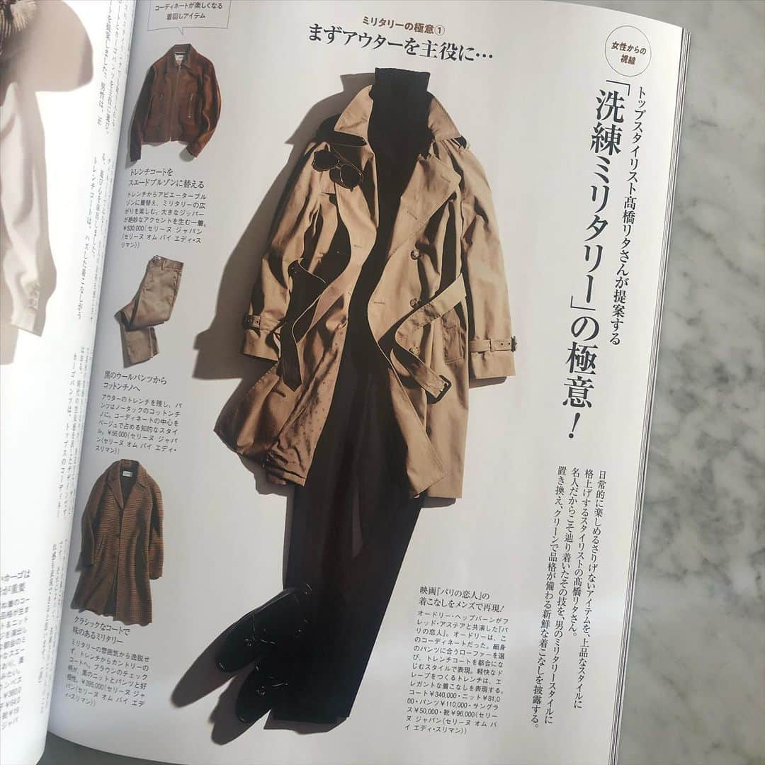 高橋リタさんのインスタグラム写真 - (高橋リタInstagram)「Men‘s Precious Winter号 ＊洗練ミリタリー スタイリング担当しました。お時間あるときにご覧頂けたら嬉しいです♪  @mensprecious」12月10日 12時02分 - jojopon