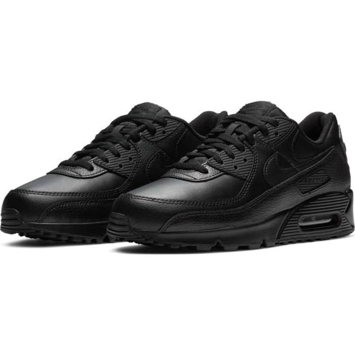 のインスタグラム：「【NEW🙌】NIKE AIR MAX 90 LTR CZ5594-001 ￥13,000+tax  オールブラックのレザーが高級感を醸し出すAIR MAX 90が新登場！  #kicks #sneakerhead #sneakers #sneakeraddict #tokyo #japan #kickstagram #👟 #abcmart #abcマート #ABCGS #NIKE #ナイキ #nikeairmax #airmax #max90 #エアマックス」
