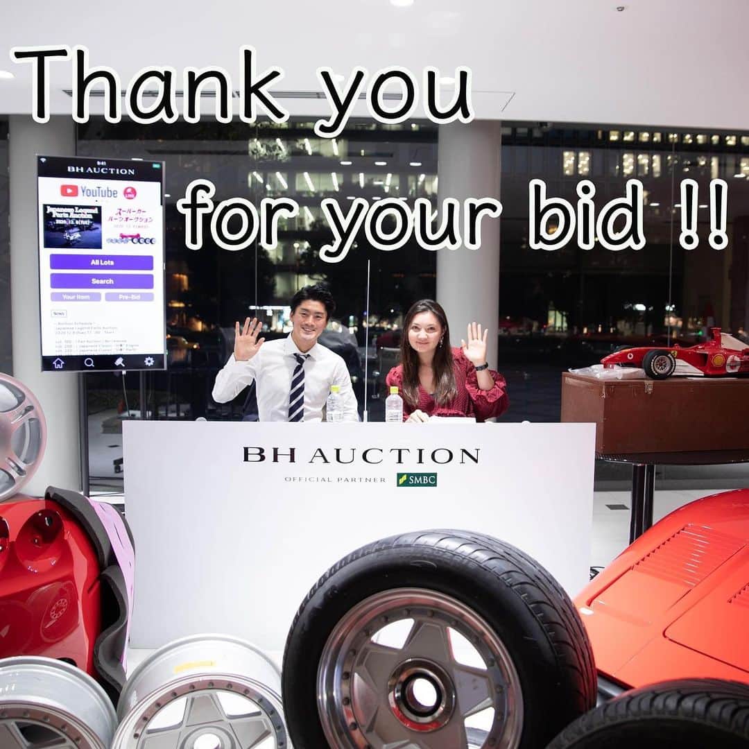 小河諒のインスタグラム：「Thank you for ALL Bidders🙏  Debut as a AUCTION conductor 😎  Pls check official acount  @bhauction_j   BH AUCTION オフィシャルコンダクターとしてデビューしました😎 コレクタブルな車だけでなく、 素晴らしいパーツにも出会える、 車好きが集まるオークションに育てて参りますので、 是非皆様もご参加お願い致します😁  #bhauction #auctionhouse  #auction」