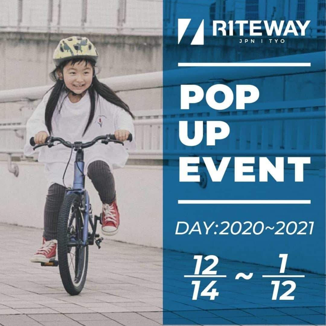 RITEWAY -Official Instagram-さんのインスタグラム写真 - (RITEWAY -Official Instagram-Instagram)「【TEST RIDE INFO】 2020年12月14日（月）～2021年1月12日（火）まで、兵庫県高砂市にあるスポーツ自転車専門店・プロショップYRS様にて、「RITEWAY　NEWキッズバイク 'ZIT' ポップアップショップ」が開催されます！  【試乗車リスト】 モデル名　サイズ　カラー ZIT 14　90～106cm　MATT SKY BLUE *別売り補助輪を使用した場合は85cm～ ZIT 16　96～113cm　MATT RED *別売り補助輪を使用した場合は90cm～ ZIT 20　108～130cm　MATT NAVY  ※試乗車は予告なく変更になる場合がございます。予めご了承下さい。 ※新型コロナウイルス感染拡大防止のため、ご来店の際はマスク着用等の予防策、また少人数でのご来店をお願い申し上げます。  【開催日時】 2020年12月14日（月）～2021年1月12日（火） 営業時間 平日 13:00頃 − 20:00 土曜 14:00頃 − 18:30 第1・第3日曜 13:00頃 − 18:30 定休日 木曜 / 第2・第4日曜  【開催場所】 Pro Shop YRS (プロショップワイアール エス) 兵庫県高砂市高砂町南浜町88-1 高砂・Area88内 https://www.proshopyrs.com/ #riteway #zit」12月10日 12時36分 - riteway_bike