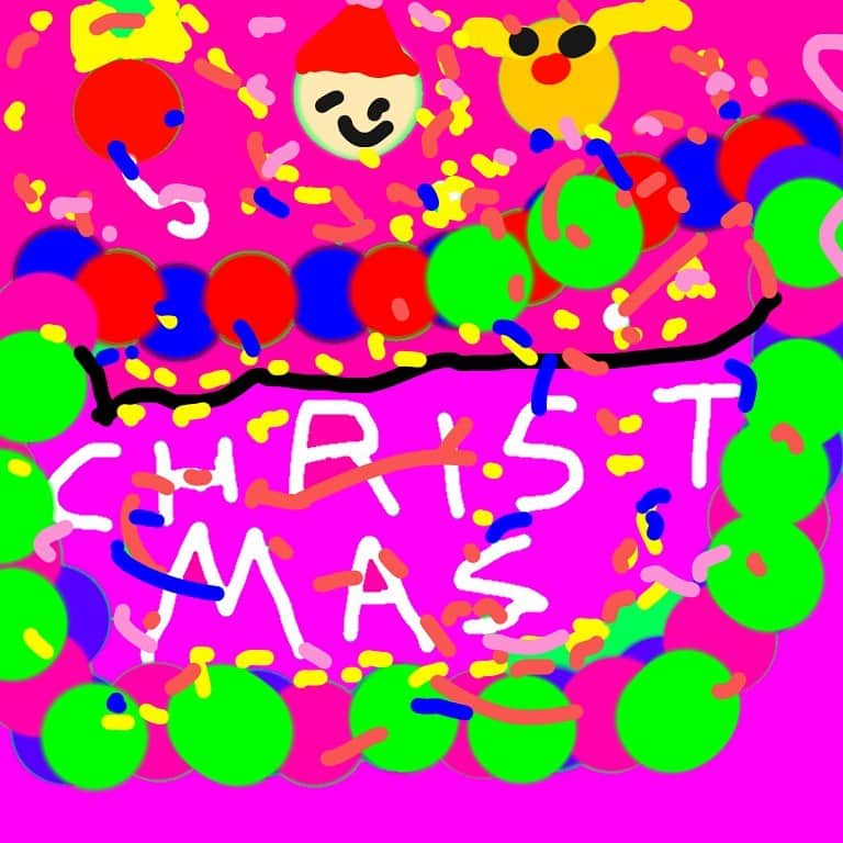海保知里さんのインスタグラム写真 - (海保知里Instagram)「娘と息子の描いたデジタルなクリスマスのお絵かき。 #アイビスペイント #小1小2 #小1男子 #小2女子 #年子育児 #海保知里」12月10日 12時51分 - chisato_kaiho