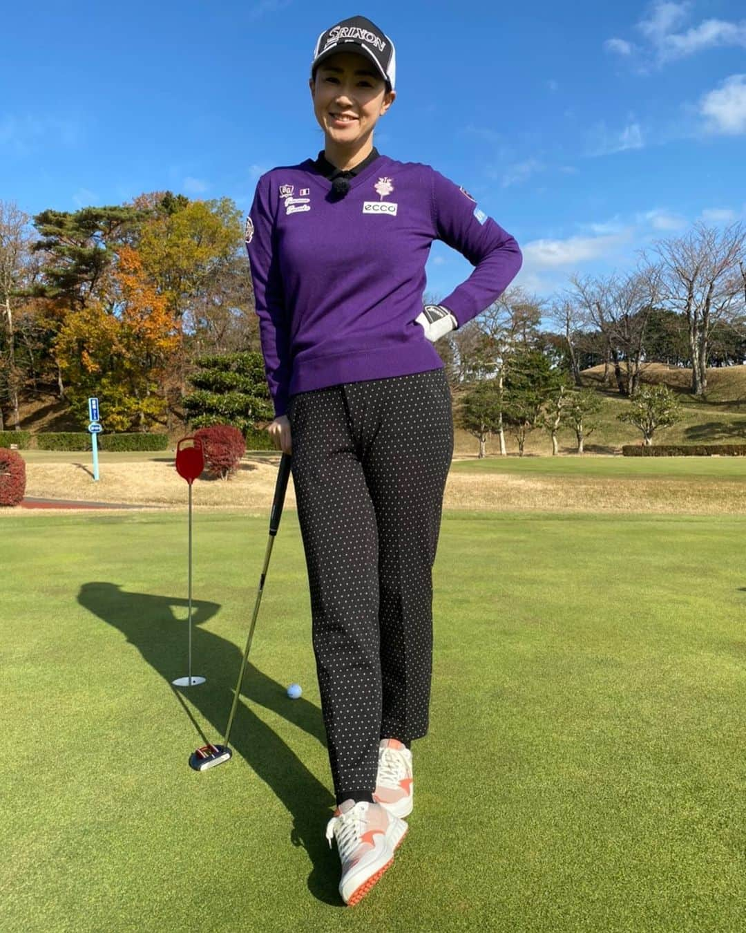 古閑美保さんのインスタグラム写真 - (古閑美保Instagram)「お仕事 #1人ゴルフ @golfnetwork  #beamsgolf  #ecco #kure #ダンロップ」12月10日 13時24分 - kogamihokogamiho