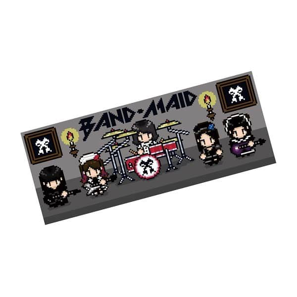 BAND-MAIDさんのインスタグラム写真 - (BAND-MAIDInstagram)「Pixel art face towel It will be released on Dec. 13, p.m. 2:00 JST  https://bandmaid.store/  #bandmaid #newmerch」12月10日 14時39分 - bandmaid.jp