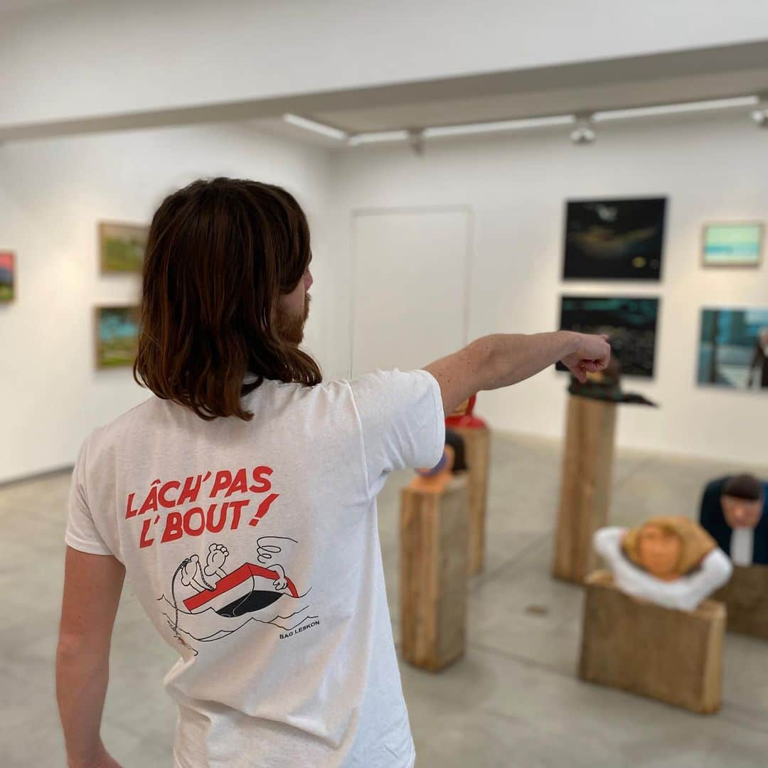 Jean Jullienさんのインスタグラム写真 - (Jean JullienInstagram)「Super proud to open a new show titled “les gens” with my great friends @yann_lebec , @gwendallebec and my brother @nico_jullien at @alice_bxl . Thanks to Alice and Raph for trusting us!」12月11日 0時23分 - jean_jullien