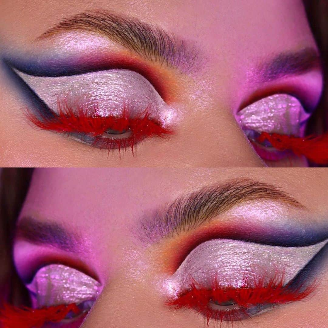 Jeffree Star Cosmeticsさんのインスタグラム写真 - (Jeffree Star CosmeticsInstagram)「Rainbow Ice ❄️ @iamclaudiab created this incredible look using shades from our #JAWBREAKER palette 🍭   #jeffreestarcosmetics」12月11日 0時44分 - jeffreestarcosmetics