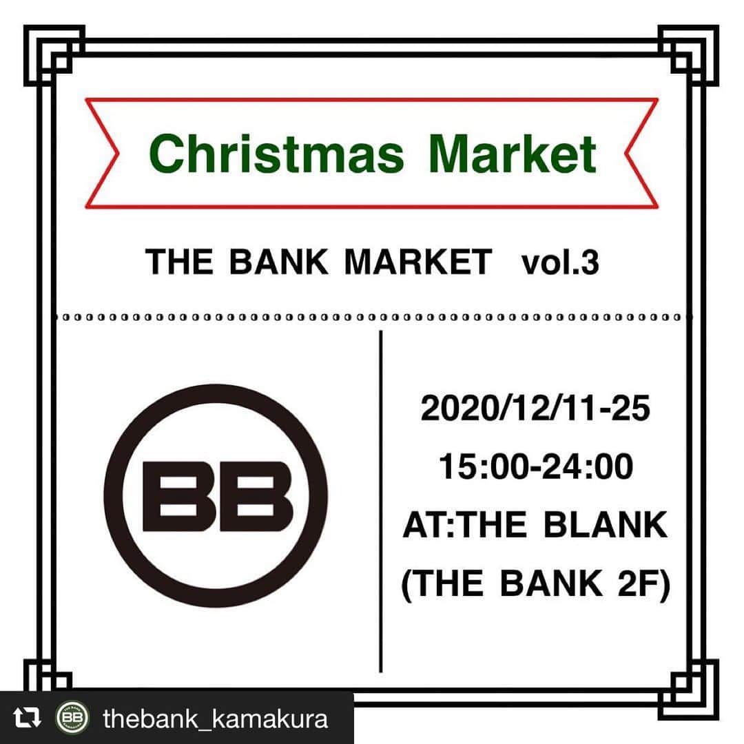 片山正通さんのインスタグラム写真 - (片山正通Instagram)「明日から鎌倉 THE BANKで、クリスマスマーケットを開催します。ご家族、パートナー、ご友人、そしてご自身へのプレゼントを探しにぜひ遊びに来てください！  #repost @thebank_kamakura via @PhotoAroundApp  ・﻿ 明日から開催です！﻿ ﻿ THE BANK MARKET Vol.3﻿ ☆CHRISTMAS MARKET☆﻿ 12/11(金）〜25(金）﻿ 15:00〜0:00(最終入店23:00)﻿ 火曜日定休﻿ @THE BLANK (THE BANK2F ) ﻿ ﻿ 第3回目となるTHE BANK MARKET。今回は『CHRISTMAS MARKET』を開催いたします。﻿ スワッグや焼き菓子、アクセサリーやウールを使用した商品をご用意しております。﻿ ラッピングパフォーマンス「wraps」によるラッピングサービスもご利用いただけます。﻿ ﻿ お酒を片手にゆっくりと、大切な方へのプレゼントやご自分へのご褒美をお選びください！﻿ ﻿ ■ The Bulb Book﻿ 横浜の天王町にある花屋The Bulb Book。﻿ 店名の“The Bulb Book”はオーナーの大好きな球根図鑑より名付けられました。﻿ お店の中に、花たちが生きた図鑑を創り出します。﻿ 町の花屋としての営業から、ガーデニング、ワークショップ、インスタレーション、ショップディスプレイ、ステージ装飾、ウェディング等々、なんでもやる花屋。﻿ 今回はクリスマスと言うことで、オリジナルのスワッグを3サイズご用意いたします。﻿ ﻿ ■joha﻿ 良質なメリノウールを使用したデンマーク発の老舗肌着ブランドです。新生児ギフトをはじめ、BABY＆KIDS / WOMEN / MEN と家族で楽しめるインナーウエアを展開しています。冬暖かいのはもちろんですが、薄手の物は夏も快適に過ごせます。ぜひ期間中に JOHA のウールに触れてみてください。 『ウール＝ちくちくする』 イメージが無くなるはずです﻿ ﻿ ■GARAGE（ヴィンテージ）﻿ Vol.1に出店していただいた、Brocante/Antiquesヨーロッパの古いモノを扱う店( 現在shopはclose )﻿ 今回はオリジナルガーゼ織ウールのストール（ユニセックス）とオリジナルのピンを出品。﻿ 35色と豊富な色展開です。﻿ ﻿ ■素敵眼鏡MICHIO（ヴィンテージ眼鏡）﻿ Vol.1 / Vol.2横浜大桟橋の素敵眼鏡屋さん。﻿ 今回も貴方にぴったりな素敵な眼鏡をご用意してお待ちしております。﻿ ﻿ ■ignuts﻿ 初出店となる葉山のアクセサリーブランignuts。色とりどりのaccessoryやクスッと笑ってしまうオーガニックコットンのniginigi、羽根を縫い込んだ刺繍のブローチなどひとつひとつ丁寧に作っています。﻿ ﻿ ■GUGGA﻿ 初出店となるクッキーを中心に展開するスイーツブランド。提供する焼き菓子は植物性素材のみを使用し創られています。﻿ ﻿ ■TAG﻿ アーティスト櫨山創大（ビーナチュラル所属）が手がけるバングル。これまでYOKE、archi 、G.V.G.V. と真鍮の極上刻印入りバングルをコラボレーション。今回はその場で刻印をいれたバングルをお作りいたします。﻿ ﻿ ■ "THE FASCINATED"﻿ 趣味家としてサボテンを作り始め約10年。﻿ 2017年よりサボテンの展示販売をスタートし﻿ 全国各地を渡り歩く。﻿ 最近では命が終わらない物をテーマとし﻿ サボテンのグラフィックをTeeシャツに落とし込んでいる。﻿ 今回はオリジナルロンTで参加させて頂きます。﻿ 12.19（土）のみサボテンの販売を行います。﻿ ﻿ ■wraps﻿ 大切なギフトをクリスマスマーケット限定でラッピングいたします。（有料）﻿ カジュアルなギフトからスペシャルなギフトまでご対応いたします。﻿ ﻿ ﻿ ﻿」12月10日 16時56分 - masamichi_katayama