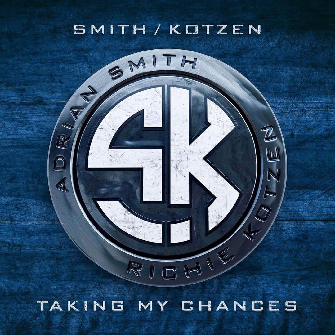 エイドリアン・スミスのインスタグラム：「I’m very excited to announce a new collaboration with a great friend of mine, @richie_kotzen   Listen to our new single ‘Taking My Chances’ now (Link in Bio)  #SmithKotzen #AdrianSmith #RichieKotzen #TakingMyChances #Single #Rock」