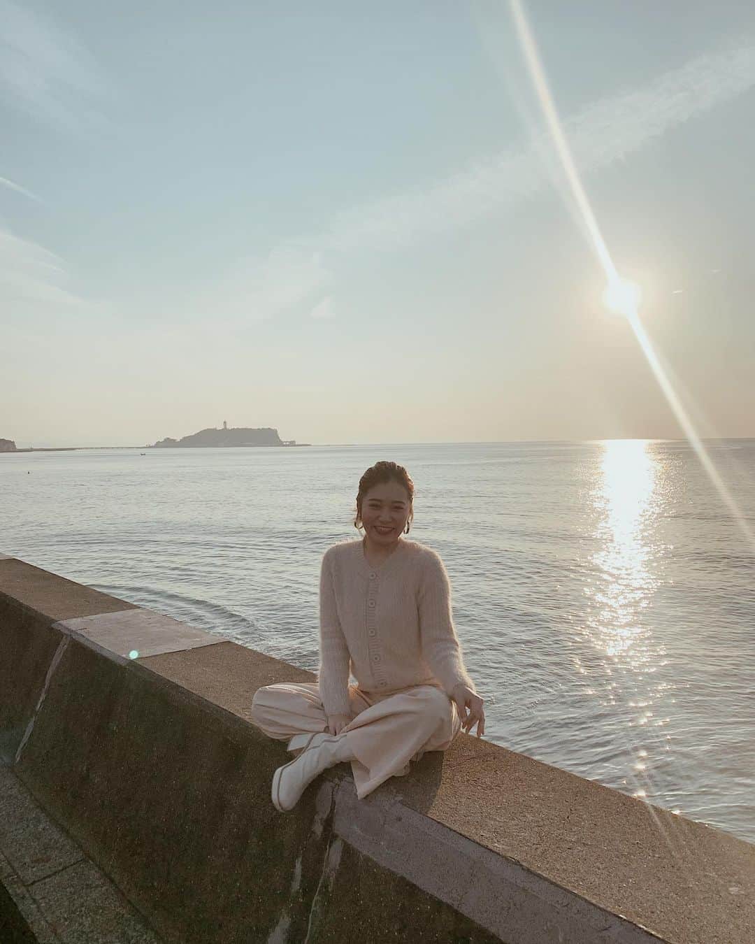 浪花ほのかのインスタグラム：「今日は従姉妹と 鎌倉の方に遊びに行きました😌 定期的にどこかに行こうと約束！」