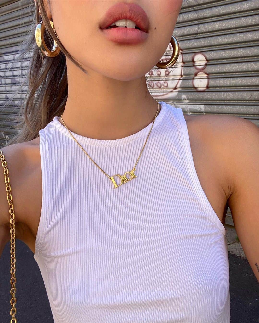 リリーマイマックのインスタグラム：「Liked my fit today 😋 bought some stuff on @depop」