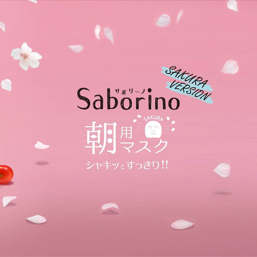 のインスタグラム：「【サボリーノから早くも春を感じる限定アイテムが登場🌸】﻿ ﻿ ﻿ サボリーノから早くも❣️﻿ 春の訪れを感じる、限定桜のサボリーノが発売🙌🏻﻿ ﻿ まだまだ寒い日が続きますが、﻿ 桜のサボリーノを毎朝のスキンケアに取り入れて﻿ ちょっぴりお先に春を感じてみませんか？🌸🌸﻿ ﻿ ﻿ すっきりひきしめながら、﻿ しっとり1日中みずみずしく潤う肌へ💧﻿ ﻿ 化粧のりもアップするから、﻿ マスクメイクにもおすすめです😆⭐️﻿ ﻿ ﻿ 季節の変わり目や、マスクの刺激で荒れがちな肌にも🙌🏻﻿ ﻿ とっても使いやすい、﻿ シャッキリお目ざめメントール感を﻿ やや弱めにお作りしました💕﻿ ﻿ ﻿ 国産のソメイヨシノ葉エキスとさくらんぼエキス*を中心に﻿ 保湿成分をたっぷり配合🍒﻿ ﻿ やや敏感になりがちな春のお肌を﻿ しっとり潤してくれます❣️﻿ ﻿ ﻿ 12月中旬より、﻿ 全国のドラッグストア・バラエティストア・公式オンラインストアにて﻿ 数量限定で発売スタート😆💕﻿ ﻿ 桜のサボリーノで﻿ 一足お先に春を感じてうきうきしませんか？🌸﻿ ﻿ ﻿ #saborino #サボリーノ #朝用マスク #60秒 #時短 #時短メイク #スキンケア #洗顔 #保湿下地 #オールインワン #シートマスク #桜 #桜の香り #春 #季節限定 #数量限定 #限定 #コスメ #コスメ好きさんと繋がりたい #美容好きな人と繋がりたい #プチプラ #しっとり #マスク #bcl #bclコスメラボ #マスクメイク #敏感肌」