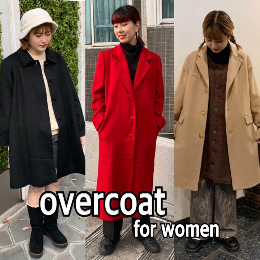 のインスタグラム：「・ #原宿シカゴ原宿店  ・ ✏️over coat for women✏️ ・ ・ オーバーコートを使ってレディーススタッフが おすすめコーディネートを組んでみました☝🏻 ・ ・ 無地だけでなく柄物や 種類、形も様々です😊⭐️ ・ どうぞ店頭でご覧ください🎶 ・ ・ ・ 新商品、毎日入荷‼️ ご来店をお待ちしております🗽 ・ ・ 【アクセス】 原宿シカゴ原宿店 東京都渋谷区神宮前6-31-15 2F ℡03-6727-5505 営業時間 12時〜20時(短縮営業中) JR原宿駅東口から徒歩3分 東京メトロ明治神宮前駅3番出口から徒歩2分 ・ #ウールジャケット#wooljacket#原宿#原宿シカゴ#古着#古着屋#古着女子#古着男子#フルジョ#フルダン#下北沢#吉祥寺#京都 #harajuku#harajukuchicago#usedstyle#vintage #데일리룩 #옷스타그램」