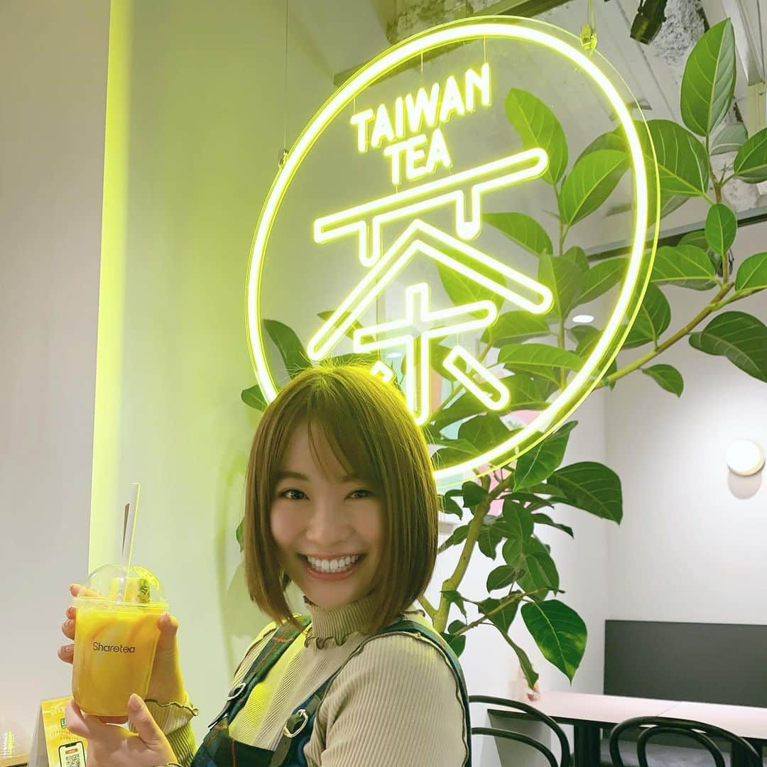 高嶋芙佳さんのインスタグラム写真 - (高嶋芙佳Instagram)「明日からオープンの#sharetea 吉祥寺店にお邪魔しました！ フルーツティーと台湾紅茶ラテをいただきました。美味しすぎた✨ @kobayashi_sharetea ありがとうございました。」12月10日 20時14分 - fu__ka_2