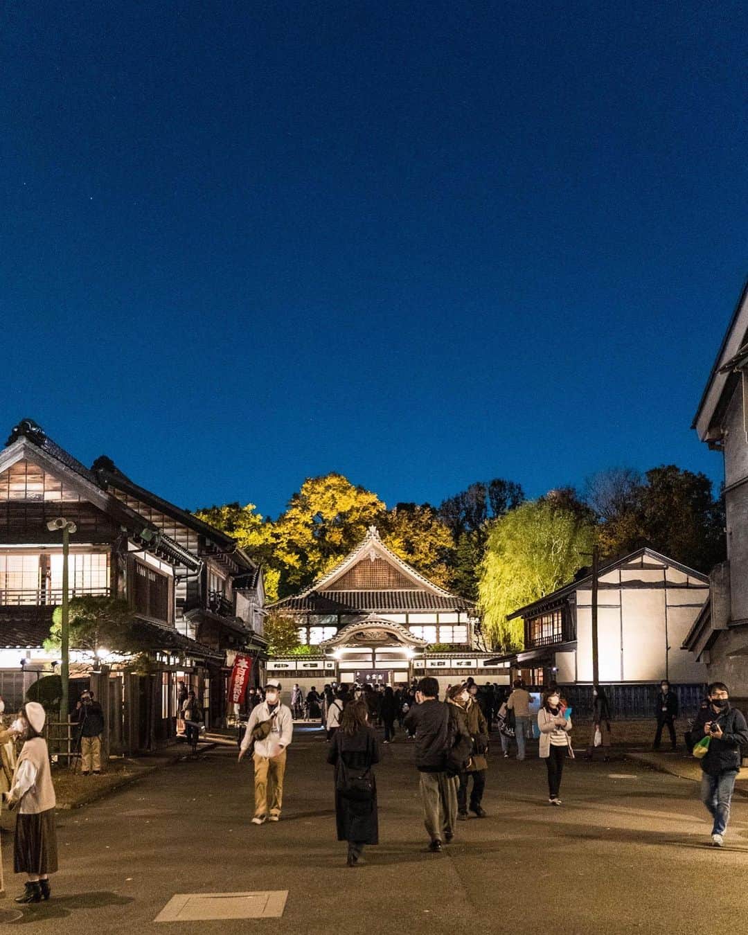 Promoting Tokyo Culture都庁文化振興部さんのインスタグラム写真 - (Promoting Tokyo Culture都庁文化振興部Instagram)「The ”Illumination of Fall Foliage and Buildings" special night opening was held at Edo-Tokyo Open Air Architectural Museum on November 22-23rd. The maples and historical building replicas were both lit up by soft lights, creating fantastic views that can only be seen this season 🍁 - 江戸東京たてもの園では、11月22日（日）と23日（月・祝）の２日間、夜間特別開園「紅葉とたてもののライトアップ」が行われました！ 昼間とは違い、柔らかな光に照らされた園内のモミジや建物は、この季節にしか見ることのできない幻想的なコラボレーションでした🍁  #tokyoartsandculture」12月10日 20時53分 - tokyoartsandculture
