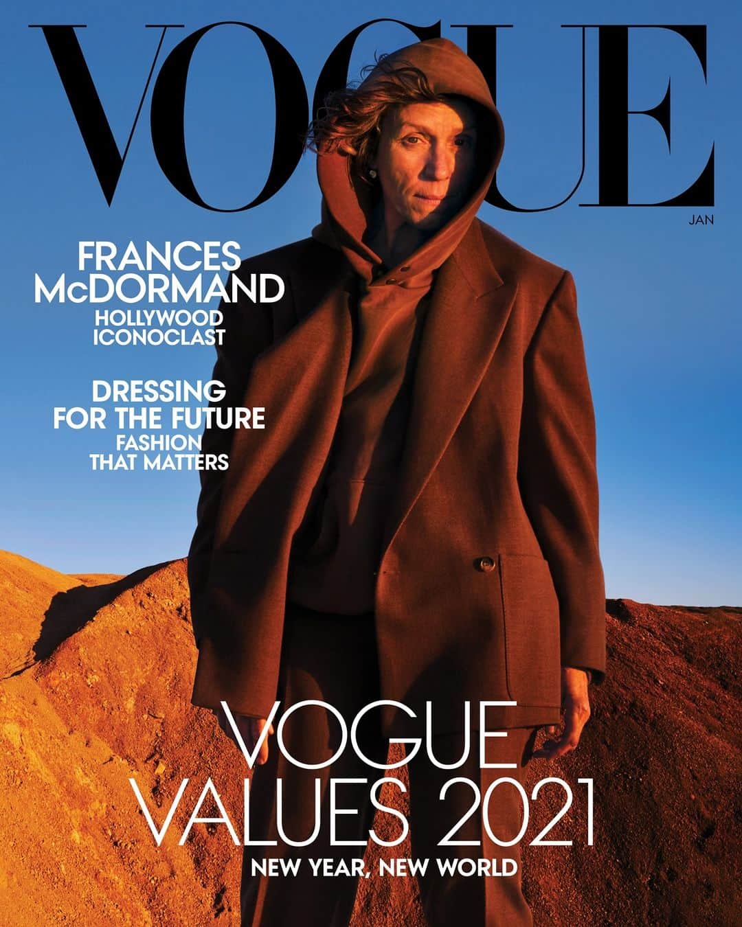 Vogueさんのインスタグラム写真 - (VogueInstagram)「For our January issue, Vogue celebrates four cover stars who embody values like creativity, inclusivity and a fierce independence of spirit. In their individuality and leadership, these four suggest the thrilling changes we expect in the new year. Here, #FrancesMcDormand leads the pack.  Tap the link in our bio to read the full profile on McDormand, who as an actress is as chameleonic as she is unfailingly herself. Photographed by @annieleibovitz, styled by @jordenbickham, written by @abbyaguirre, Vogue, January 2021.」12月10日 23時00分 - voguemagazine