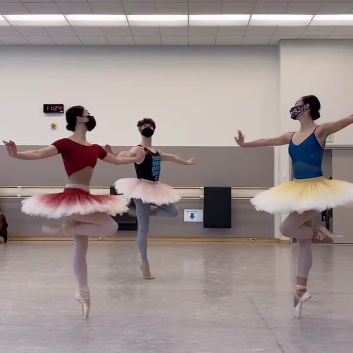 のインスタグラム：「It's Beginning to Look a Lot Like Christmas 🎄 @wanting__zhao @benjamin.freemantle  クリスマスTikTok 🩰　#ballet #pointeshoe #balletdancer #tutu #christmas #dancer #ballerina #クリスマス　#tiktok」