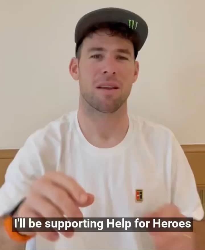 マーク・カヴェンディッシュのインスタグラム：「I’m supporting @helpforheroes at this years #ICAPCharity Day. The much-needed funds raised will help the charity’s Hidden Wounds service, which saw 33% more Veterans coming forward for mental health support this year. Thanks @icapcharityday.. more than ever. #StrongerTogether」
