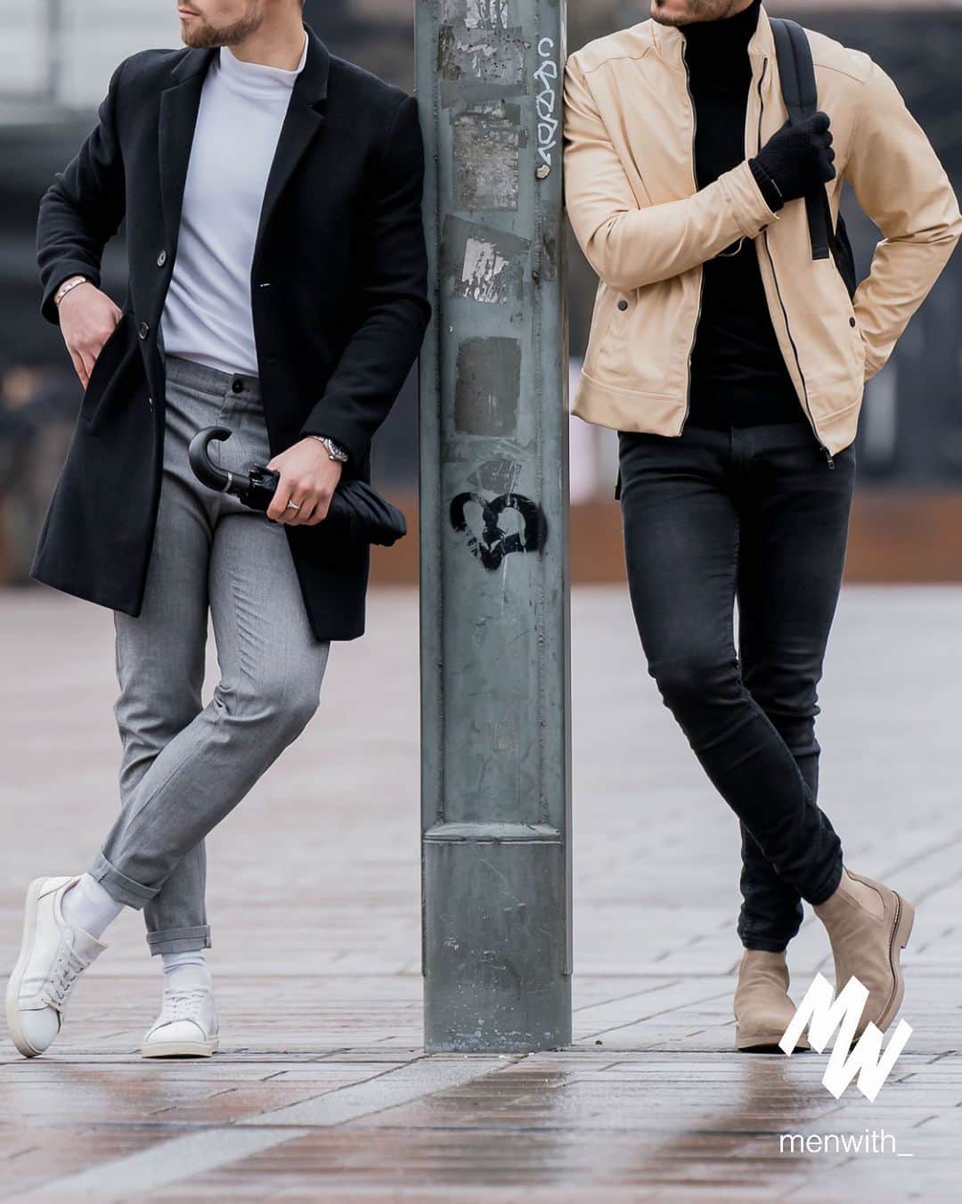 Men Withのインスタグラム：「👈🏽👉🏽? Great photo of our dear friends @valtterirantanen & @iammiari 👌🏽 #menwithstreetstyle」