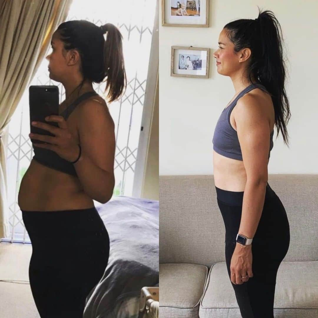 ケイラ・アイトサインズさんのインスタグラム写真 - (ケイラ・アイトサインズInstagram)「#BBGprogress 🙌  @workingmommybody's progress with my BBG and BBG Zero Equipment programs! Progress isn't an overnight change, it does take time and I love that you have discovered this on your journey. 💪  Remember, making a change to your health and fitness requires long-term consistency and commitment. It's a change in your lifestyle! Don't be discouraged if you don't see progress immediately!  She says: "8 weeks postpartum to completing BBG 1.0, 2.0 and BBG Zero Equipment 1.0. There is a 1 year and 2-month difference between these pictures. Progress has been slow and steady."  If you're ready to make a change and start your journey to becoming the strongest and most confident version of yourself, you can try my #BBGZeroEquipment program now on @Sweat. You won't need any equipment - just the space of your mat - so it's perfect for the ladies who want to work out from home. 🙌  New members can get a 7-day free trial, so download the app today!  www.kaylaitsines.com/BBGZeroEquipment  #BBG #BBGatHome #BBGtransformation #BBGprogress」12月11日 5時30分 - kayla_itsines