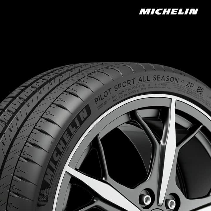 ミシュランのインスタグラム：「No matter the season, the MICHELIN® Pilot® Sport All Season 4 tire delivers superior performance. Click for testing details. #PSAS4」