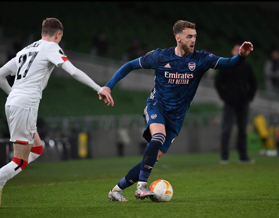 カラム・チャンバースのインスタグラム：「Great to get 90 minutes tonight and finish the group off with a win! Another step in the right direction 💪🏼」