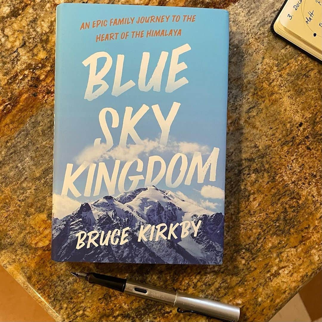 コンラッド・アンカーさんのインスタグラム写真 - (コンラッド・アンカーInstagram)「@brucekirkby and his wife Christine did what many parents dream of and a few children hope for. They up and left their home in Canada for a year abroad.   Yet the Kirkby journey wasn’t about living in an English speaking nation, with schools and high speed Internet. It was about encountering the unfamiliar and seeing the possibility of new understandings. Embracing hardship for the sake of knowledge.   With their two sons aged 7 and 3 they crossed the Pacific on a container ship. The type that probably brought you your phone.  Slow. With no “climbing wall” or an all you can eat buffet.   By bus, riverboat and train through South Korea, China, India and Nepal the family toiled, eventually making it to Zanskar. In a place far from home they spent the summer in a  monastery.  Bruce captures this journey with wit and through the eyes of his children. In his book “Blue Sky Kindgom” we travel along and glean the hard earned wisdom of travel. The challenges and rewards of intercultural friendships remind us we are all human. It’s about kindness.   The world is vastly different since the “BC Family Kirkby” ventured out. Within the pages you’ll find something that resonates with you and offers comfort.  Books are ideal gifts. They don’t need batteries or updates and last a lifetime. There is no planned obsolescence and the instruction manual was gifted to us as children. The gift of reading.   #blueskykingdom  #independentbookstore  #reading #childrenarethefuture  📷 :: @brucekirkby」12月11日 6時46分 - conrad_anker