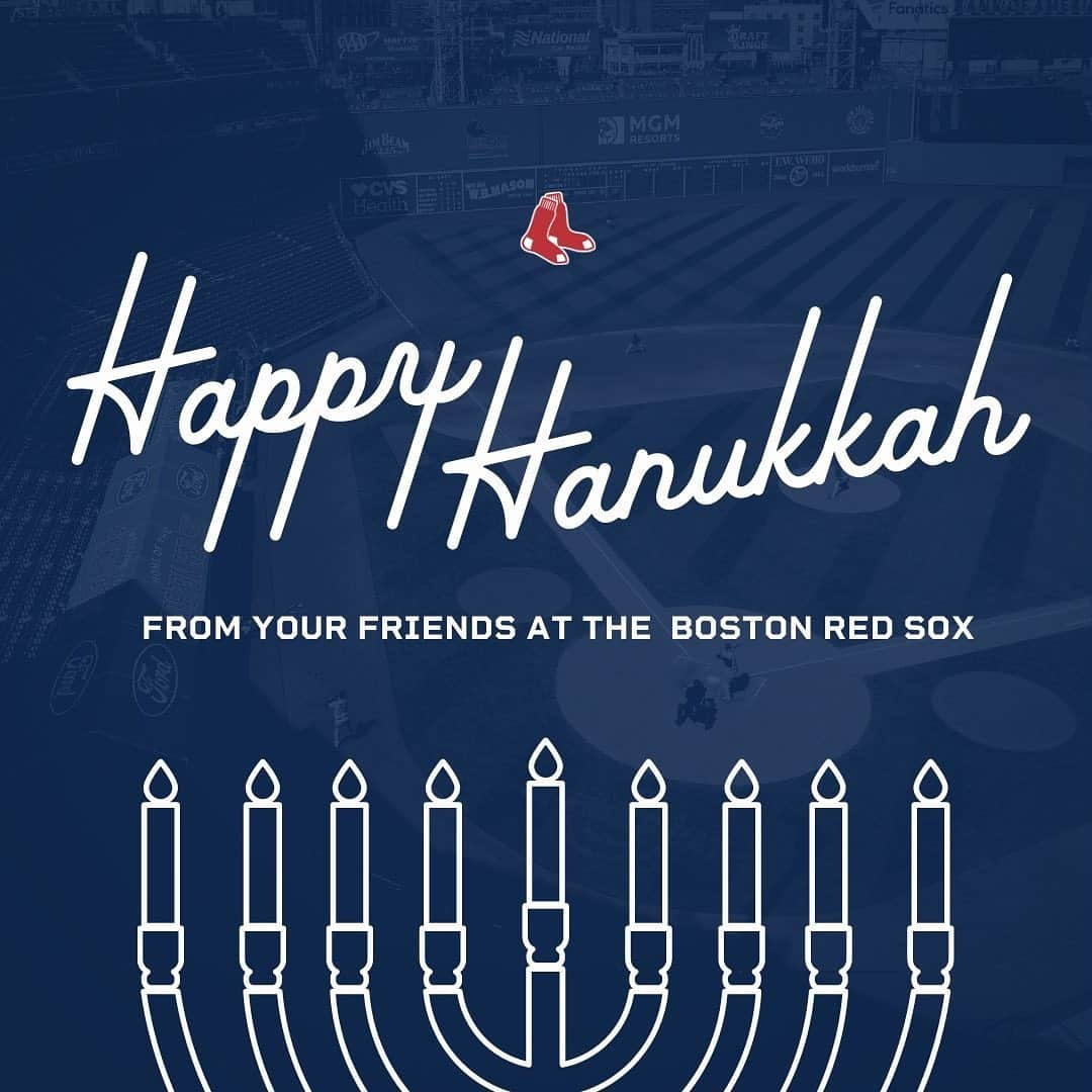 ボストン・レッドソックスさんのインスタグラム写真 - (ボストン・レッドソックスInstagram)「Happy Hanukkah, Red Sox Nation! 🕎」12月11日 7時02分 - redsox