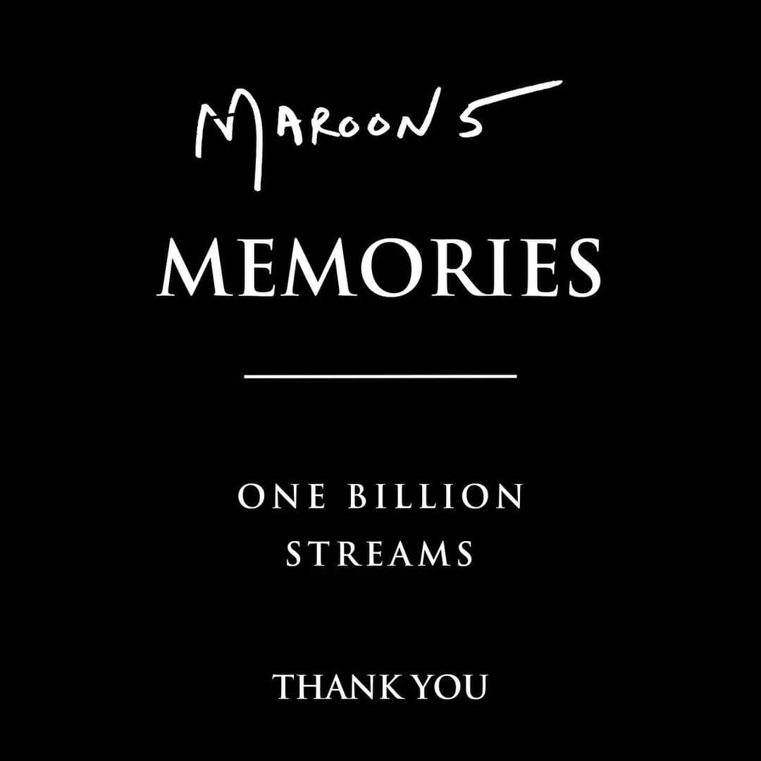 Maroon 5のインスタグラム：「Beautiful, bittersweet, and everything else in between. This song means the world to me and the band. To see how people have connected with it has been a miracle. Hang in there everyone... We’re all in this together. - Adam」