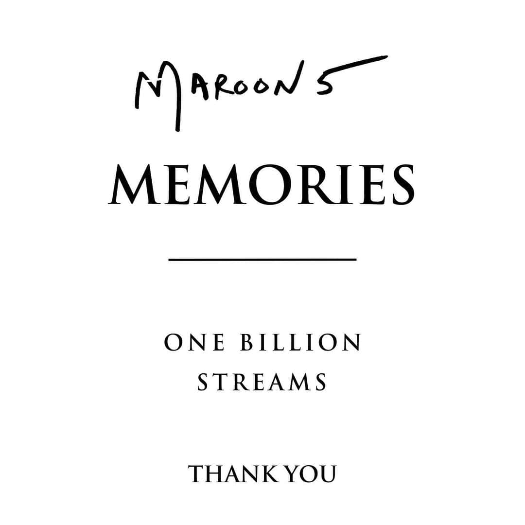 Maroon 5のインスタグラム：「Beautiful, bittersweet, and everything else in between. This song means the world to me and the band. To see how people have connected with it has been a miracle. Hang in there everyone... We’re all in this together. - Adam」