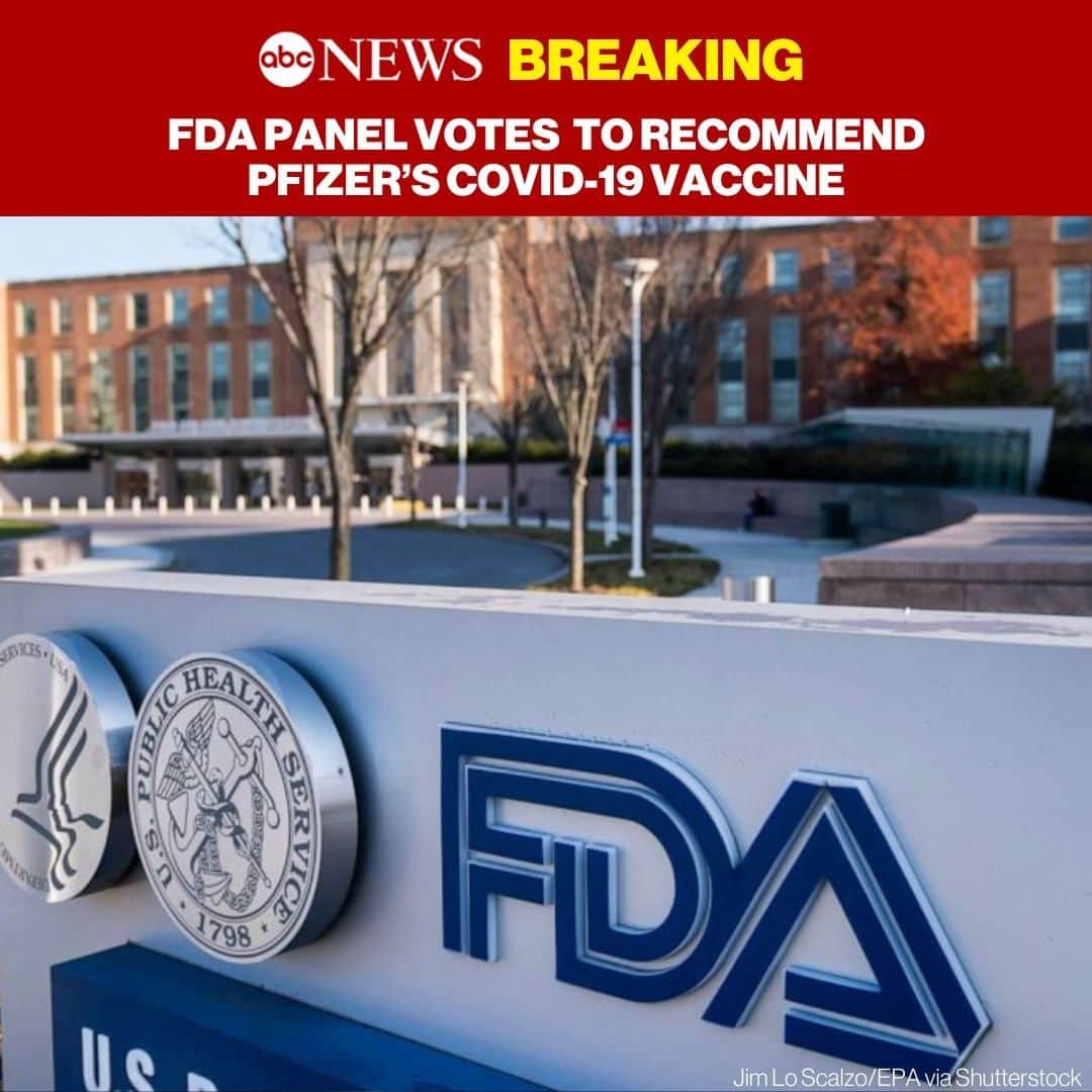 ABC Newsさんのインスタグラム写真 - (ABC NewsInstagram)「An independent advisory panel of infectious disease experts, doctors and scientists recommended Thursday that the U.S. government authorize the nation's first COVID-19 vaccine for people over the age of 16. What happens next? More at link in bio.」12月11日 8時35分 - abcnews