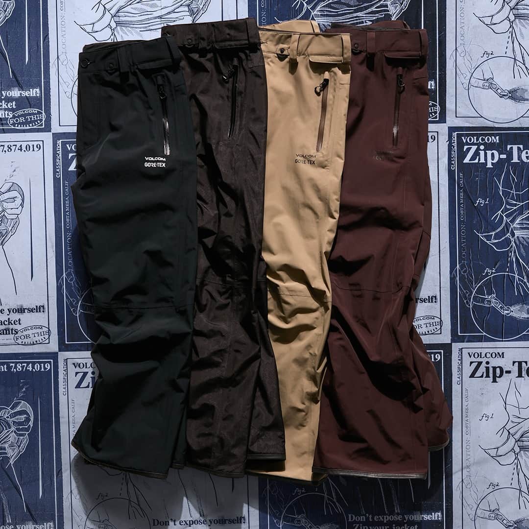 ボルコムのインスタグラム：「Need new pants for the mountain?! 🏔️ @volcomsnow has you covered with a full range of @goretexna pants! #TapToShop 👉  vol.cm/snow 👈」