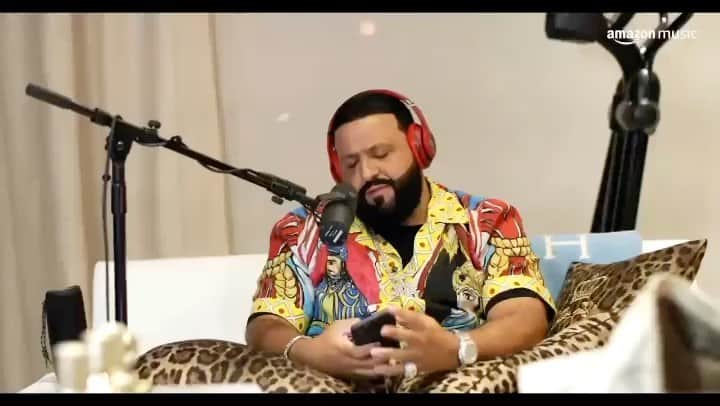 ファボラスのインスタグラム：「Congrats @djkhaled!! PODTALK is #1 on @amazonmusic!! 1st episode is Cloth Talk with a Legend @diddy!! Check it out & ante up on some gemsssss 💎」