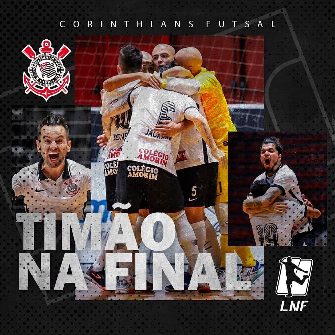 コリンチャンスさんのインスタグラム写真 - (コリンチャンスInstagram)「O Timão está na final mais uma vez!!!  Com vitória por 3 a 1, sobre o Joinville, o Alvinegro garantiu sua vaga na decisão. Os 3 gols foram do @deives10!  Contra tudo e todos! Sempre com o apoio da #Fiel!  #VaiCorinthians #CorinthiansFutsal #NãoParaDeLutar」12月11日 9時26分 - corinthians