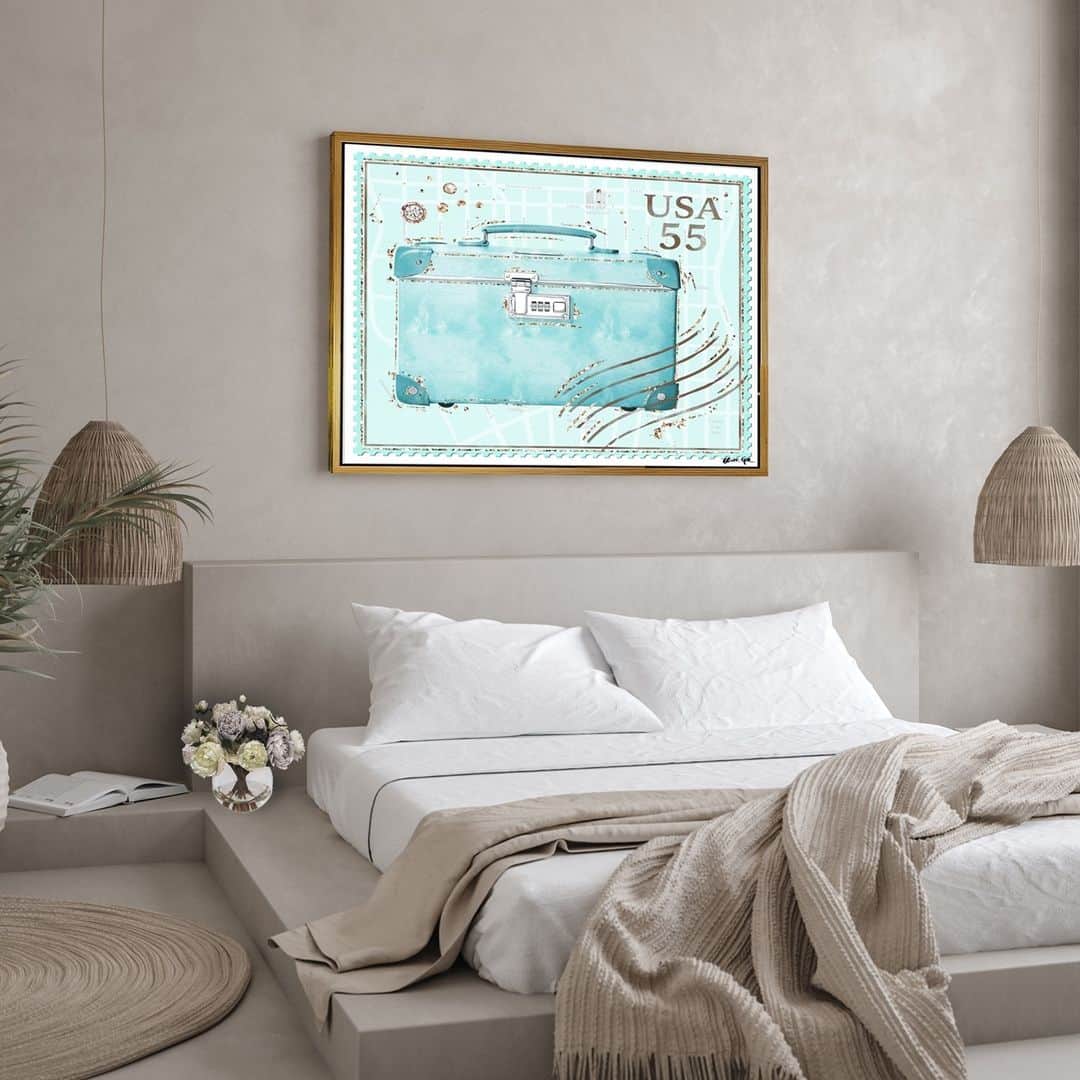 のインスタグラム：「A new accent piece perfect for your bedroom walls 💙 #olivergal」