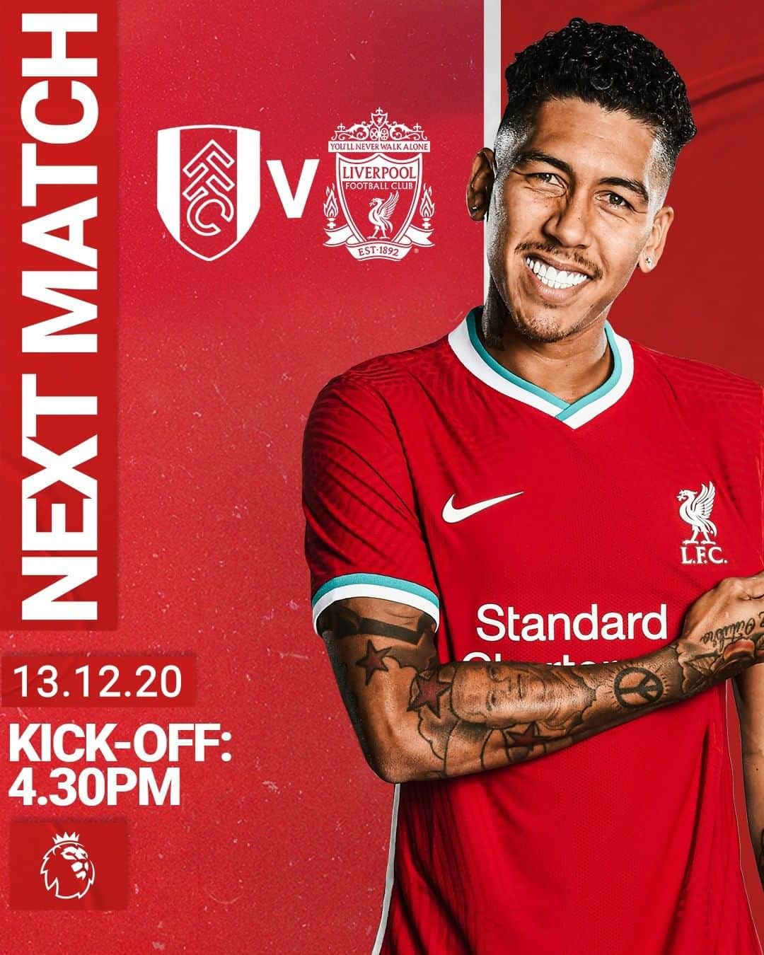 リヴァプールFCさんのインスタグラム写真 - (リヴァプールFCInstagram)「Next up, @fulhamfc (A) 🙌🔴 #LFC #LiverpoolFC #PremierLeague」12月11日 12時02分 - liverpoolfc