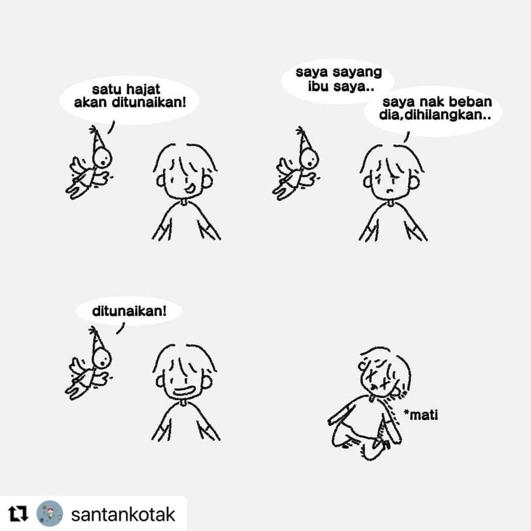 Koleksi Komik Malaysiaさんのインスタグラム写真 - (Koleksi Komik MalaysiaInstagram)「#Repost @santankotak with @make_repost ・・・ Anak yang membebankan #koleksikomikmalaysia #komikmalaysia #komik #digitalart #art #gengkomik #illustration」12月11日 13時55分 - tokkmungg_exclusive