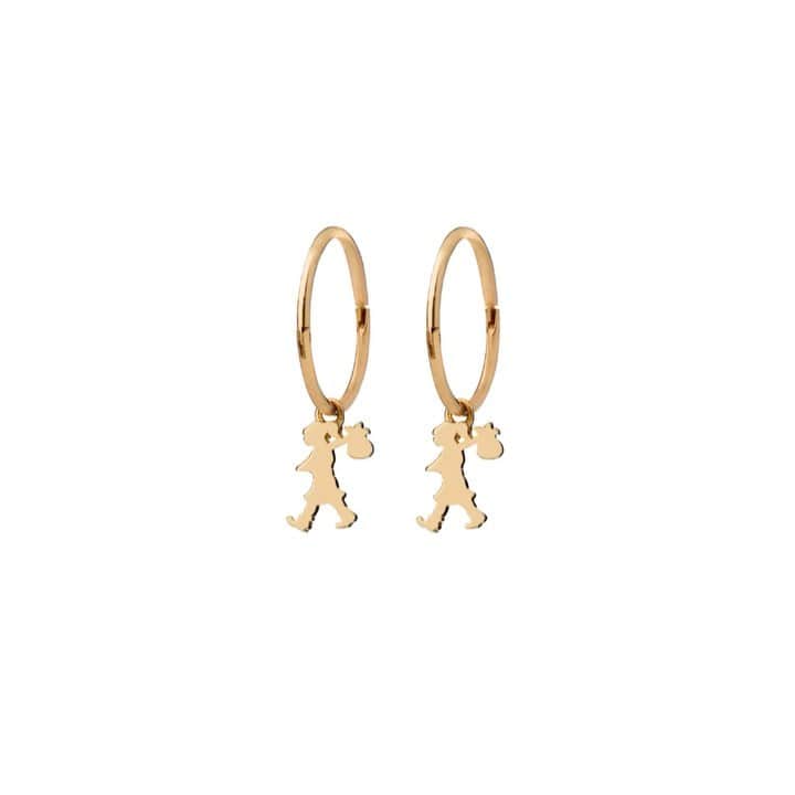 カレンウォーカーのインスタグラム：「A few of our beloved jewellery pieces now miniaturised for sleeper earrings - available in-store and on karenwalker.com. If you’re thinking of ordering these online for a Christmas gift please place your order by next Thursday the 17th to ensure they arrive on time 🎁」