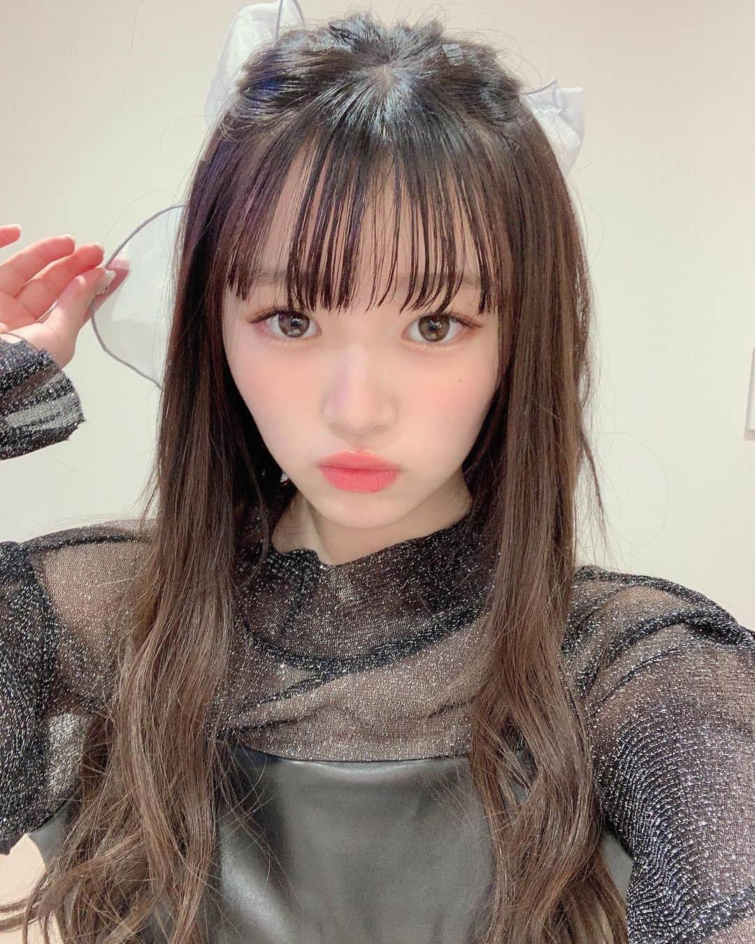 平野夢来（ゆぴぴ）のインスタグラム：「ハーフアップにハマってます🐾 ・ ・」