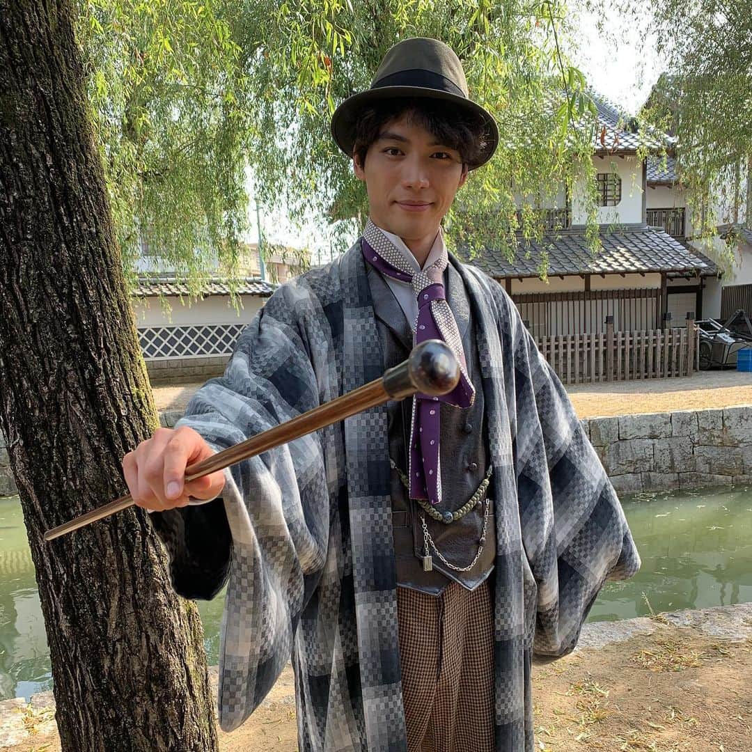 福士蒼汰のインスタグラム：「【明治開化 新十郎探偵帖】 今夜8:00スタート❗️  BSNHKより 毎週金曜放送」